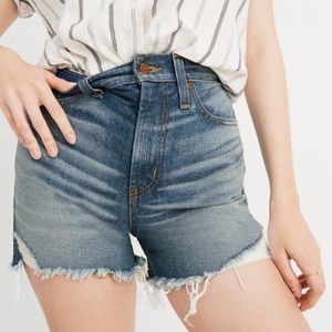 Madewell Perfect Vintage Denim Dayna Wash Shorts